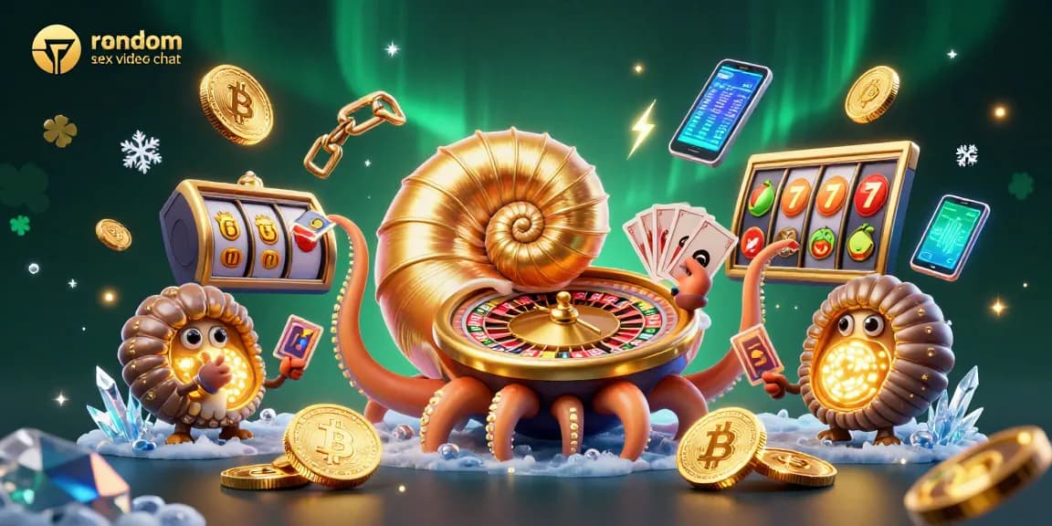 Engage in exciting random sex video chat with vibrant 3D casino elements showcasing interactive gaming.