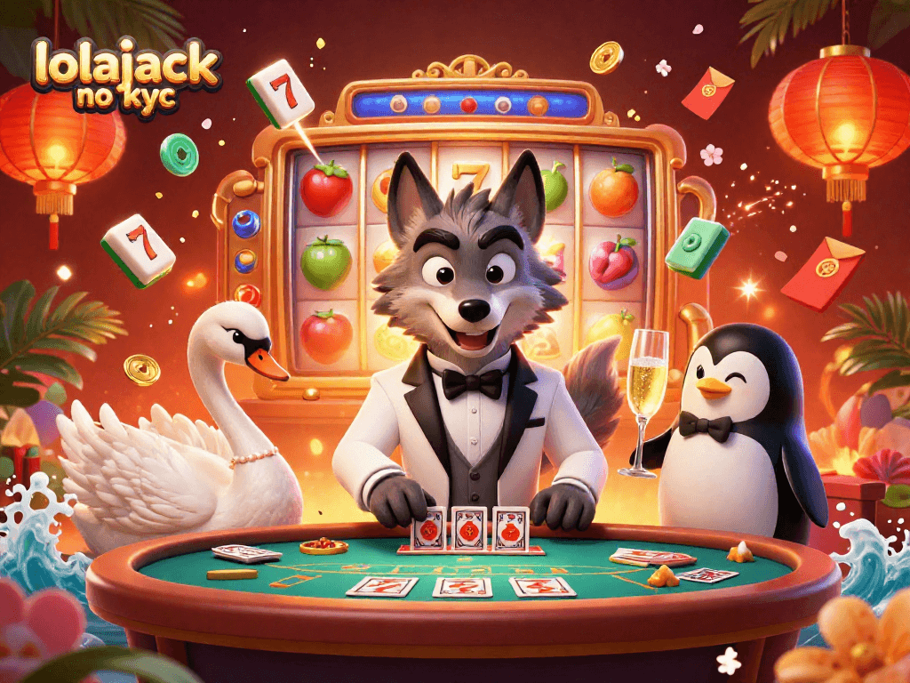 Experience thrilling gameplay at lolajack no kyc with vibrant 3D casino characters and rich slot elements.