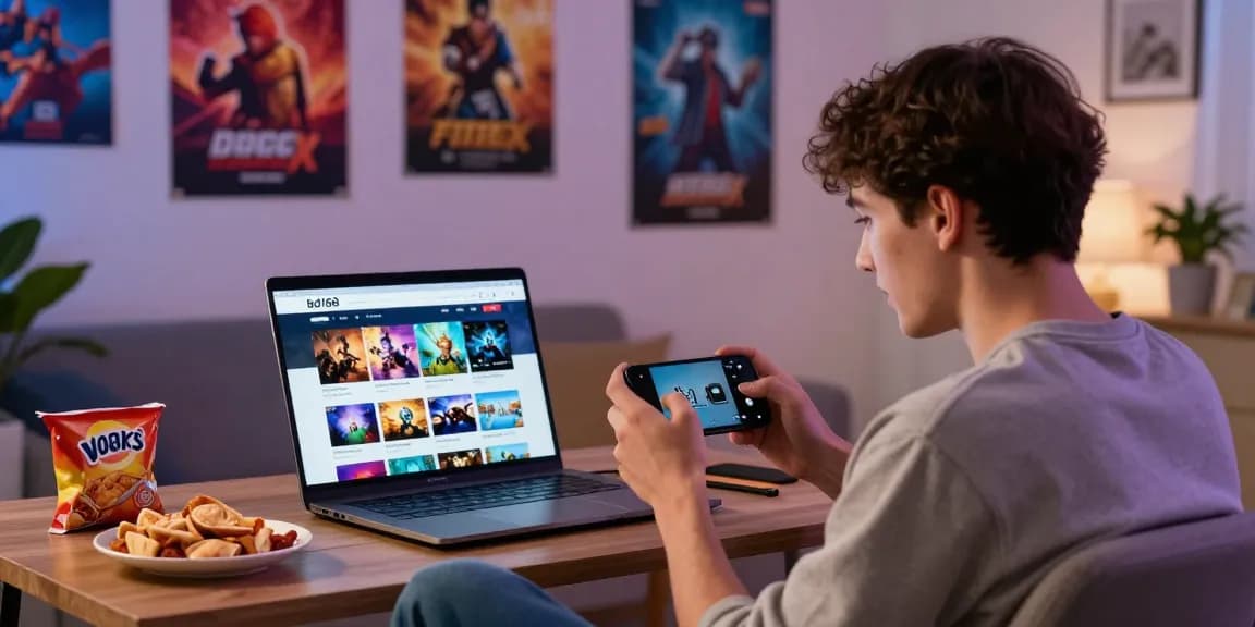 bd188 na platform para sa mga mobile games, nakatayo ang gumagamit sa isang komportableng sala na naglalaro.