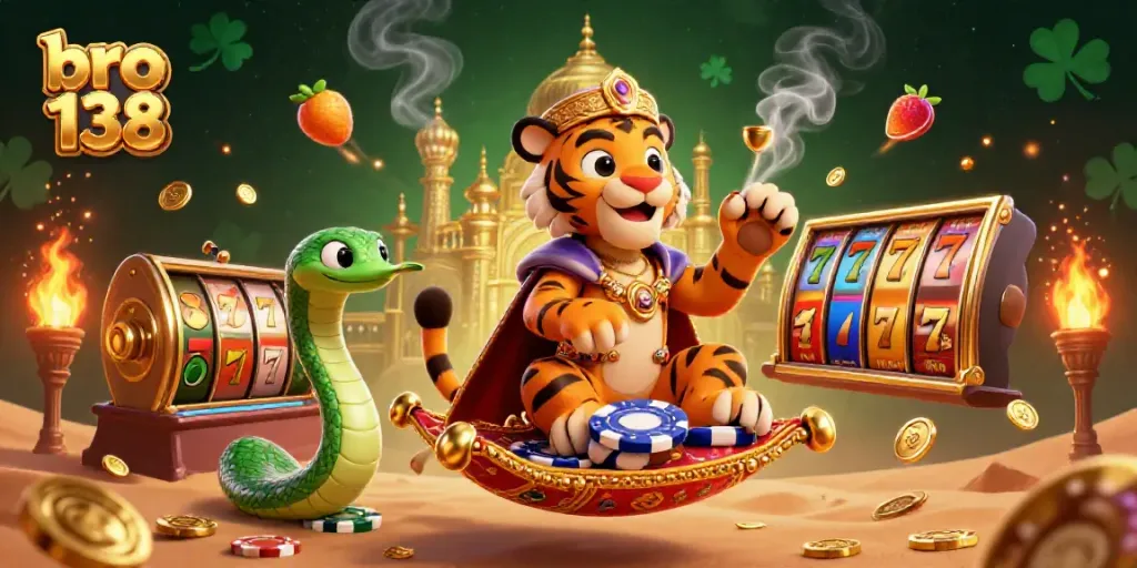 Engage with the thrilling world of bro 138 slot games featuring vibrant luck symbols and dynamic characters.