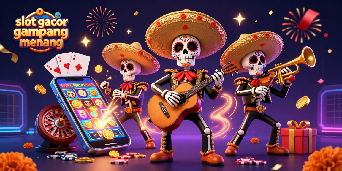 Spin your way to wins at slot gacor gampang menang with a vibrant mariachi celebration!