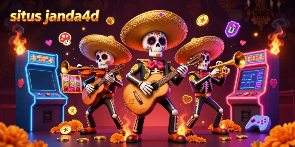 Menang di situs janda4d dengan kerumunan mariachi yang bermain di kasino.