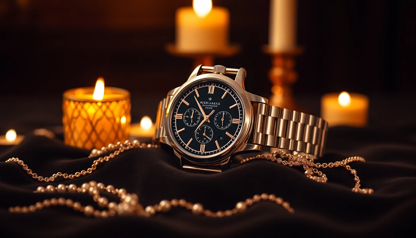 Showcasing a classic replica watch with intricate details on a velvet surface.
