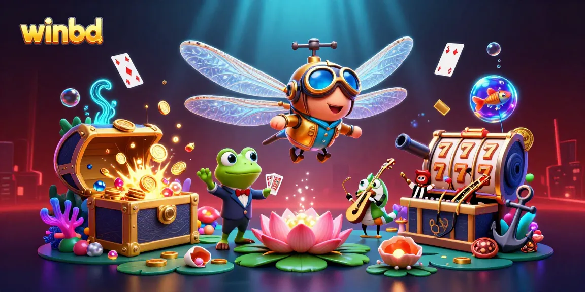 WinBD offers a dynamic gaming experience, featuring colorful slots and exciting live casino gameplay.