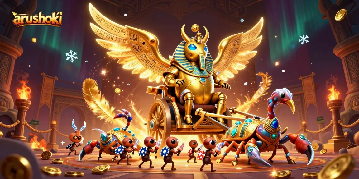 Bermain di arushoki dengan scarab emas dan scorpions, pengalaman kasino seru.