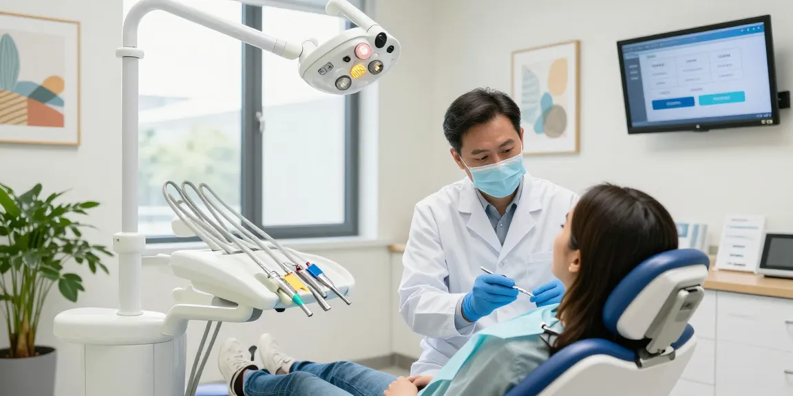 Visit a dentist for a healthier smile in a welcoming clinic.