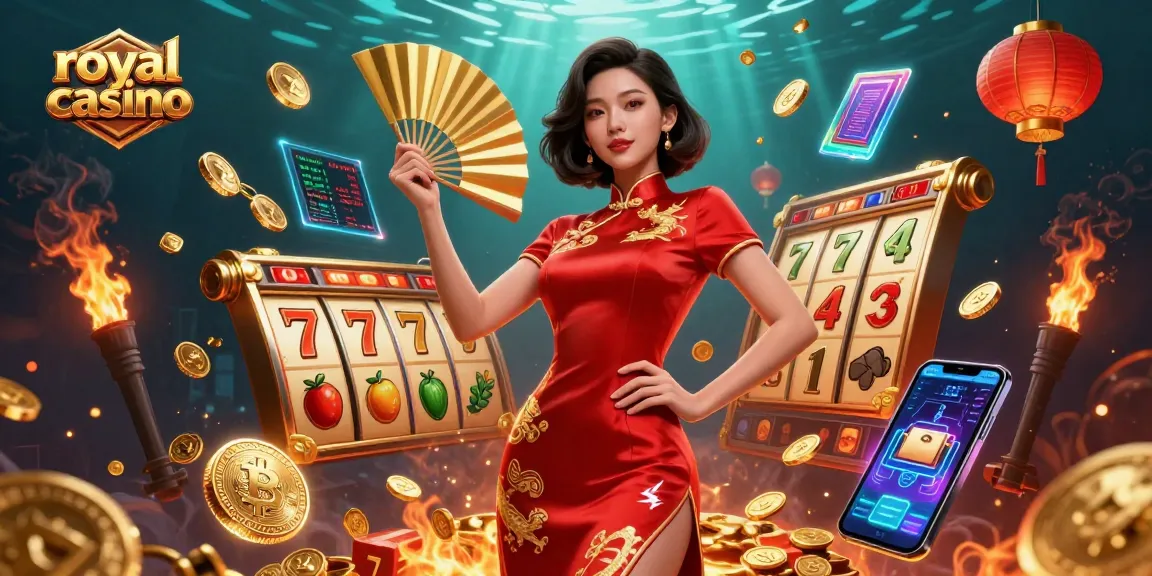 Experience the vibrant royal casino with stunning characters and exciting game elements, all in rich detail.