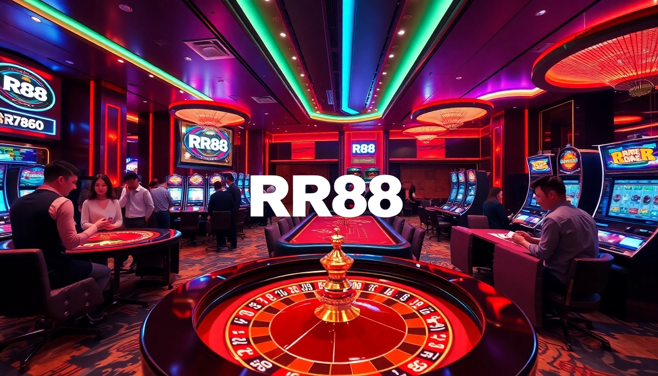 Experience the thrill of RR88 with exciting casino games and vibrant gaming atmosphere.