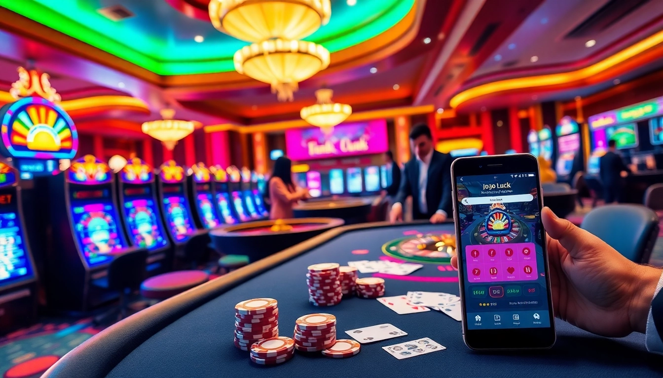 Experience thrilling bets at https://jogoluck.br.com/ with dazzling slot machines and professional poker games.