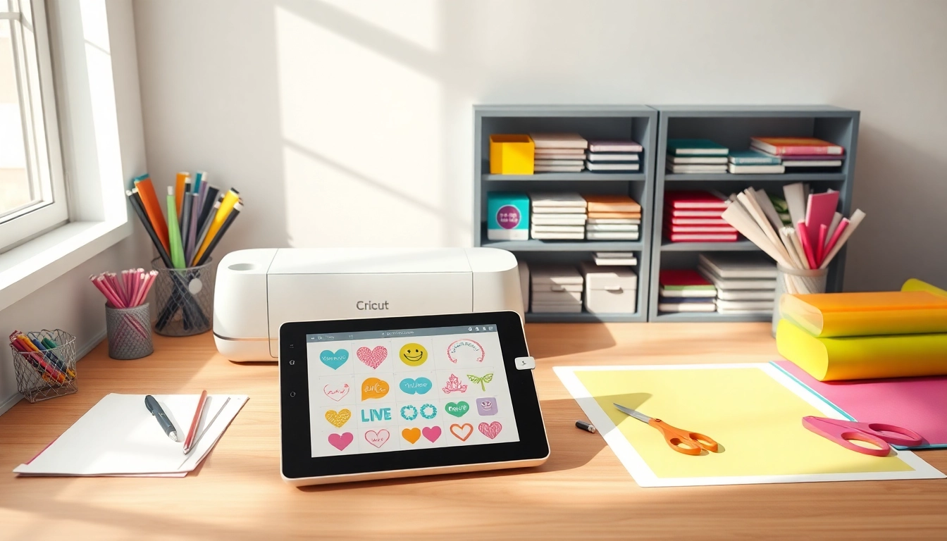 Showcase of diverse design bundles SVG for Cricut in a vibrant crafting workspace.