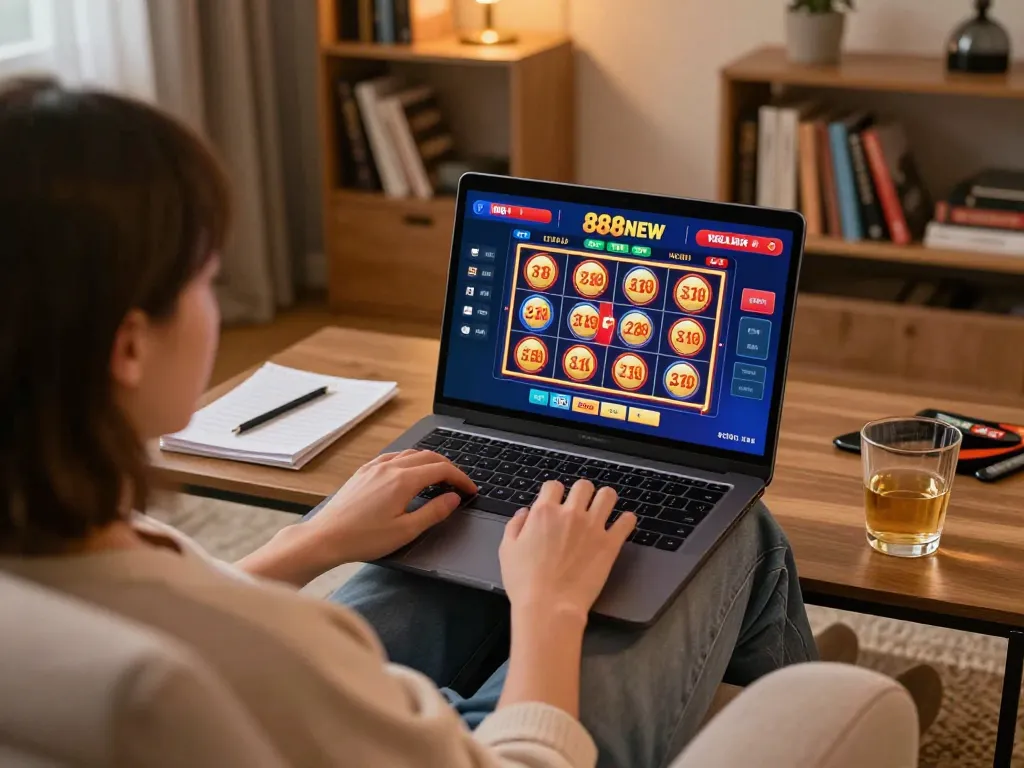 Experience engaging gameplay at 888NEW while enjoying a cozy home atmosphere