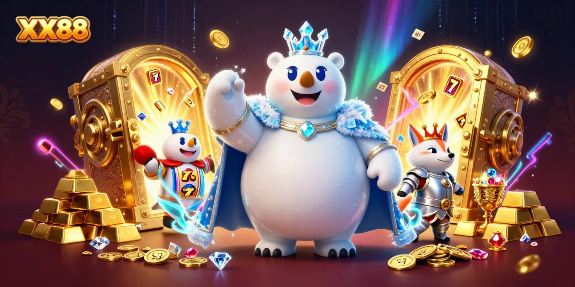 Experience excitement at XX88 with thrilling slot reels, gold treasures, and vibrant energy.