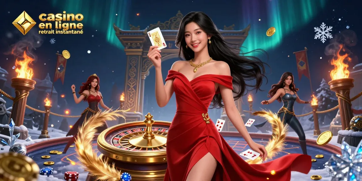 Découvrez des retraits rapides chez casino en ligne retrait instantané avec cette illustration glamour.