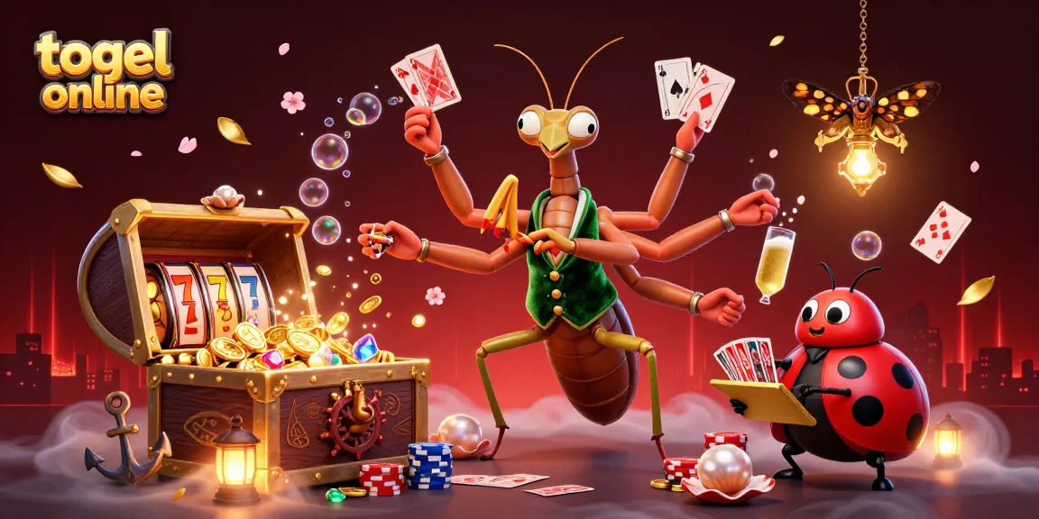 Engage in thrilling togel online with vibrant scenes of excitement and winning potential.