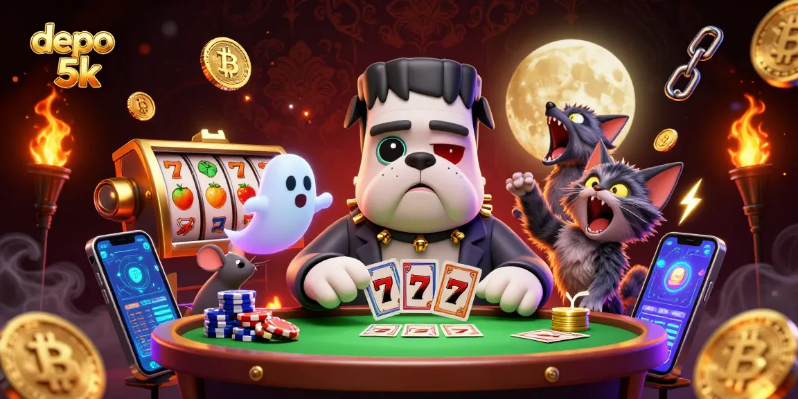 Experience thrilling gameplay with depo 5k, featuring unique slots interactions with vibrant characters.